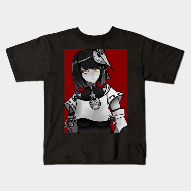 Kujou Sara Kids T-Shirt by  dwotea